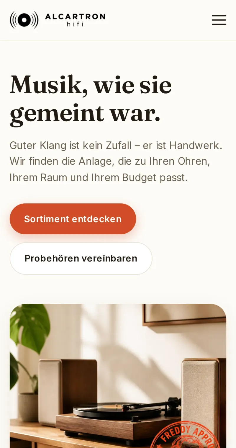 Mobile Ansicht: Alcartron HiFi